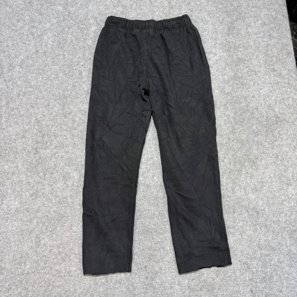 Russell Athletic Black Fleece Sweatpants Straight Leg Joggers Mens Medium